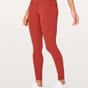 Lululemon Wunder Under Hi-Rise Tight 28" - 8 Bonfire